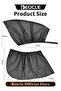 4 pcs Car Sunshade Rear Window Cool Sun Protective Privacy Protecting Easy to Install - 8