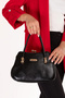 Women's Small Size Handy Handbag Ald.1412 Black - 3