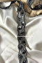 Silvery Sequin Embroidered Wavy Lace [1Mt] - 3