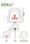 Natural Sound Night Light, Portable 7 Colored Night Lights Bedside Light Intelligent Sound Control USB Rechargeable Auto-Off Timer for Kids Adults Lullaby Travel Nursery - 8
