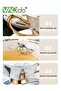 2PCS Coffee and Saucer Set With Spoon Thin Through Bone China Hand-painted Gold Black Tea Teacup Afternoon Teacup and Saucer Spoon Set - 4