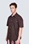 Men's Cotton Pajama Top - Pink & Ganache - 7