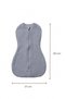 Oeko-Tex Certified Muslin Swaddle 0-6 Months 100% Cotton 4-Layer Zippered Baby Swaddle - 2