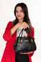Women's Small Size Handy Handbag Ald.1412 Black - 5