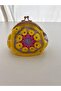 Handmade Crochet Knitted Coin Purse – Colorful Floral Pattern Mini Bag with Metal Clip - 3