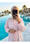 Women's Hijab Tassel Detailed Belted Buttoned Long Sleeve Shirt Tunic - 3