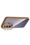 Galaxy S24 Plus Case with Camera Stand, Magsafe Compatible, Transparent Back, Silicone Cover - 4