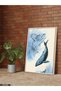 Blue Whale One Piece Wooden Framed Painting