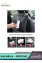 1 Pcs Car Tissue Box PU Leather Car Hanging Tissue Holder For Backseat And 1 Pcs Leather Headrest Durable Hanger Back Seat Hooks Storage Holder For Hanging Grocery Bags - 3