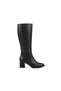 Zrk-X505 Premium Black Stone Daily Zippered Long Women's Boots - 2