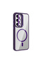 Galaxy S24 Fe Case with Camera Stand, Magsafe Compatible, Transparent Back, Silicone Cover - 5