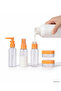 Zengezur 5 Piece Portable Travel Bathroom Set Transparent (94832) Bottle Set - 2