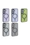Galaxy S25 Fe Case Magsafe Supported Camera Raised Silicone Matte Anti-Fingerprint Marçev - 4