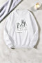 Unisex California Printed Crew Neck Sweatshirt