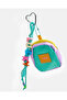 Women Teal Bag Key Ring - 2