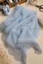 Needlework Like Handicraft Mevlüt Coverlet |   Dowry Prayer Hijab Shawl 70X150 cm - 2