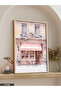 Pink Cafe One-Piece Wooden Framed Table - 3