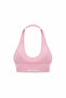 Women's Sports Bra with Neck Strap and Supportive Fit - Pink - 7