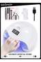 Gel Nail Polish Set Starter Kit 1pc 48W UV USB Charging Light Nail Dryer Lamp 10pcs Manicure Tool Set and 1 pair of UV Shield Glove for Nail Art Design