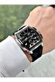 Functional Black-Silver 5 Atm 24 Months Warranty Steel Case Silicone Band Men's Wristwatch 1279Rms - 4