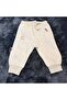 Boy's 2-Piece Hooded Set - 100% Natural Cotton - Beige - 3