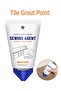 Tile Grout Paint, Cement Crack Filler, Grout Sealer for Shower Tile Floor Tile for Filling Cracks and Gaps in Tile Surfaces, Easy and Safe to Use (White) - 100g - 8
