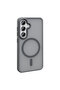 Galaxy S25 Plus Case Magsafe Supported Camera Raised Silicone Matte Anti-Fingerprint Marçev - 2