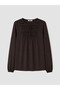 Esvab • Modern & Sophisticated Roba Collar Embroidered Blouse - 6