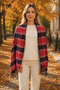 Plaid Pattern Long Winter Shawl 190X70 cm - 2