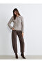 Esvab • Modern & Distinctive Devrik Roba Collar Women's Knitwear Cardigan - 2