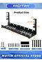 No Drill Under Desk Cable Management Tray 21.7" Retractable Clamp Mounted Desk Cable Cord Organizer for Wire Management Sturdy Metal Cable Tray Basket for Home Office - 7