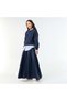 Solid Long Skirt Blue