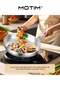 30cm Stainless Steel Frying Pan with Non Slip Handle Induction Hob Compatible Non Stick Coating Easy Cleaning Even Heat Distribution - 6