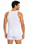 Men's Combed Cotton Classic Undershirt 0101 (Tutku Authorized Seller) - 100% Cotton Fabric White - 1 Piece - 3