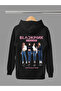 Blackpink K-Pop Band Printed Cotton Long Sleeved 3-Yarn Hooded Sweatshirt