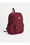 Lcw Accessories Burgundy Nyc Embroidered Women's Backpack - 3