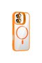 iPhone 17 Case with Camera Stand, Magsafe Compatible, Transparent Back, Silicone Cover - 2