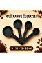 4-Piece Black Coffee Scale Set 5-10-15-20 ml – Measuring Spoon for Coffee and Kitchen - 3