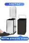 Slim Stainless Steel Step Trash Can, 18L Large Garbage Pedal Can Waste Bin with Removable Inner Bucket for Home Kitchen Bathroom Office Rubbish Bin
