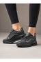 High Sole Sneaker Sports Shoes with Air Sole Detail, Lace-Up, Lightweight and Comfortable, Comfortable Daily Walking Shoes - 3