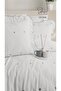 Jacquard Duvet Cover Set Double Leona Gray - 2