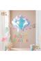 Mermaid Concept Balloon Set 3 Years Old - 14 Piece Extra Large Size Sea Horse Whale and Rainbow Foil Balloon Set Birthday Party Decoration Set - 7