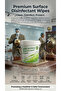 Disinfectant Wipes, Kills Bacteria & Viruses, Strong & Soft, for Worktops, Gym Equipment & High-Touch Areas, 500 Wipes (SPK-SURFACE DISINFECTANT WIPES) - 2