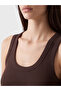 Quality Pieces from Çelebi Store U Roba Collar Women's Ribbed Undershirt - 4