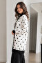 Polka Dot Beard Cardigan N3321 Black - 3