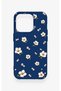 iPhone 14 Pro Compatible Daisy Pearl Pattern Silicone Case - 2