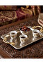 Silver Rectangle Metal Tray Set (2 Piece) - 2