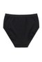 Women's Panties 10-Pack Black Large Size High Waist 100% Cotton Ribbed Comfortable Cut - with Sleep Band Gift - 5