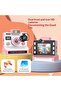 Pink Kids Instant Print Camera - Thermal Printer & Printing Paper | Rechargeable Digital Camera for Girls & Boys | Dual Camera Selfie & 720P Video | 2.8" IPS Screen | Inkless Photo Printer To - 4