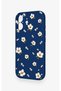 iPhone 17 Compatible Daisy Pearl Pattern Silicone Case - 4